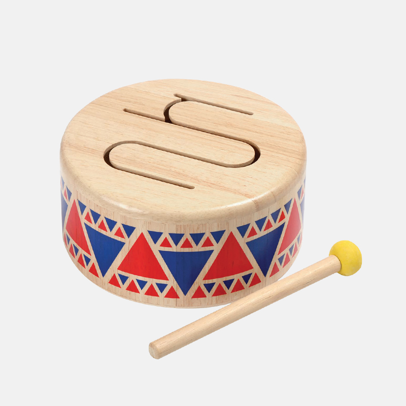 플랜토이즈 악기놀이 나무 드럼 장난감